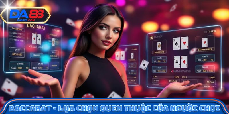 Baccarat - Lựa chọn quen thuộc của người chơi