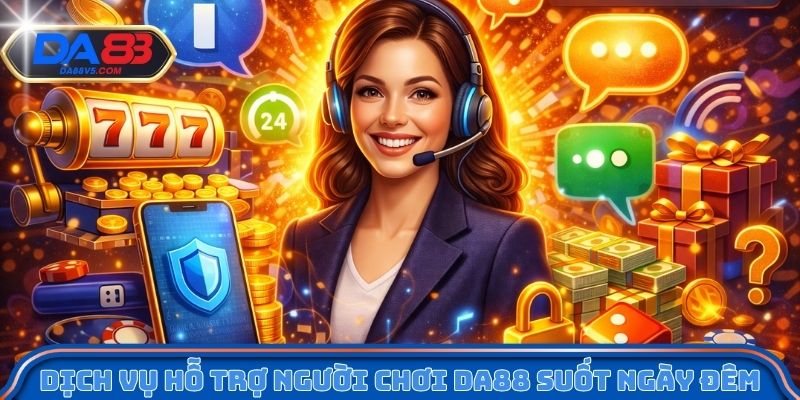 Da88 Cổng Game Giải Trí Trực Tuyến Uy Tín Hàng Đầu Hiện Nay 9 Dịch vụ hỗ trợ người chơi Da88 suốt ngày đêm