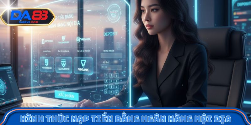 Hình thức nạp tiền bằng ngân hàng nội địa
