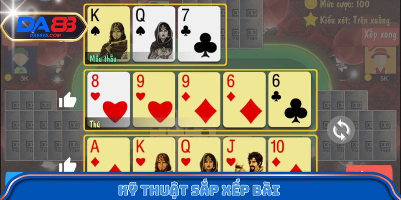 Kỹ thuật sắp xếp bài của các game thủ dày dặn kinh nghiệm