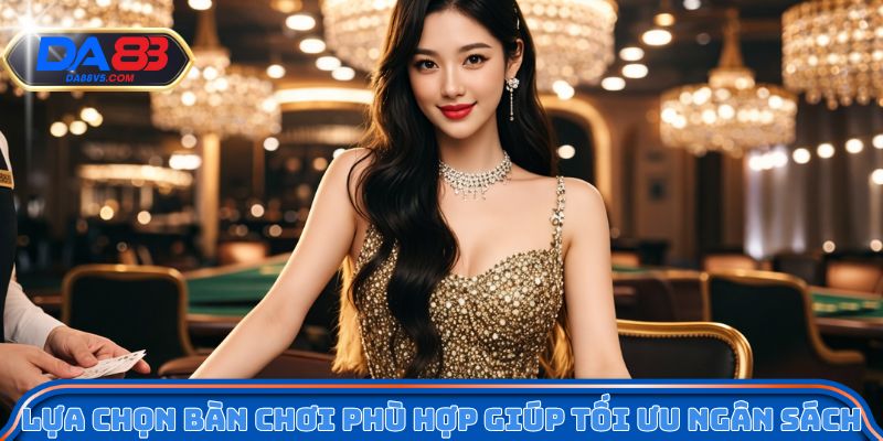 Lựa chọn bàn chơi phù hợp giúp tối ưu ngân sách