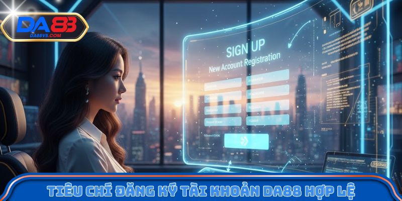 Tiêu chí đăng ký tài khoản Da88 hợp lệ