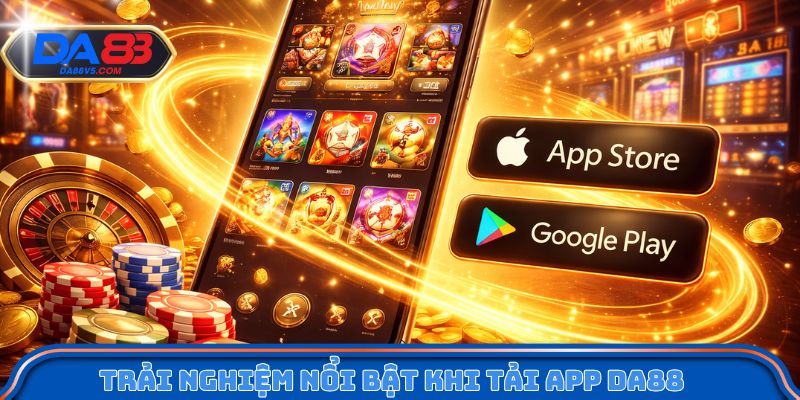 Trải nghiệm nổi bật khi tải app Da88 